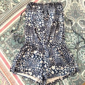 Hollister strapless romper